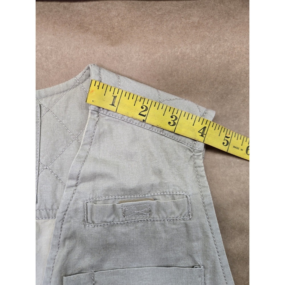 Royal Robbins Men's Large‎ Khaki Utility Vest Outdoor Travel Hunting Zip Up - Picture 13 of 16